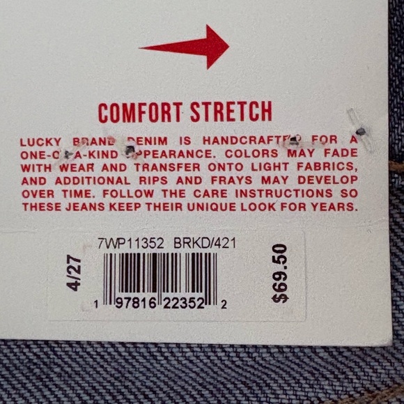 Lucky Brand Women's Frayed Hem Blue Jean Shorts - Picture 2 of 4